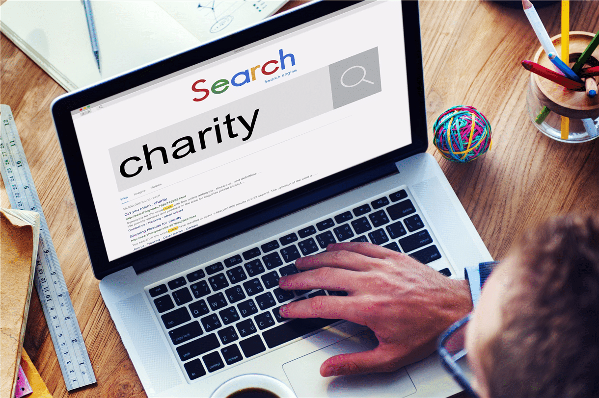 Google search for charity