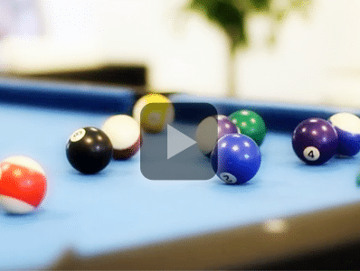 Video thumbnail with balls on pool table