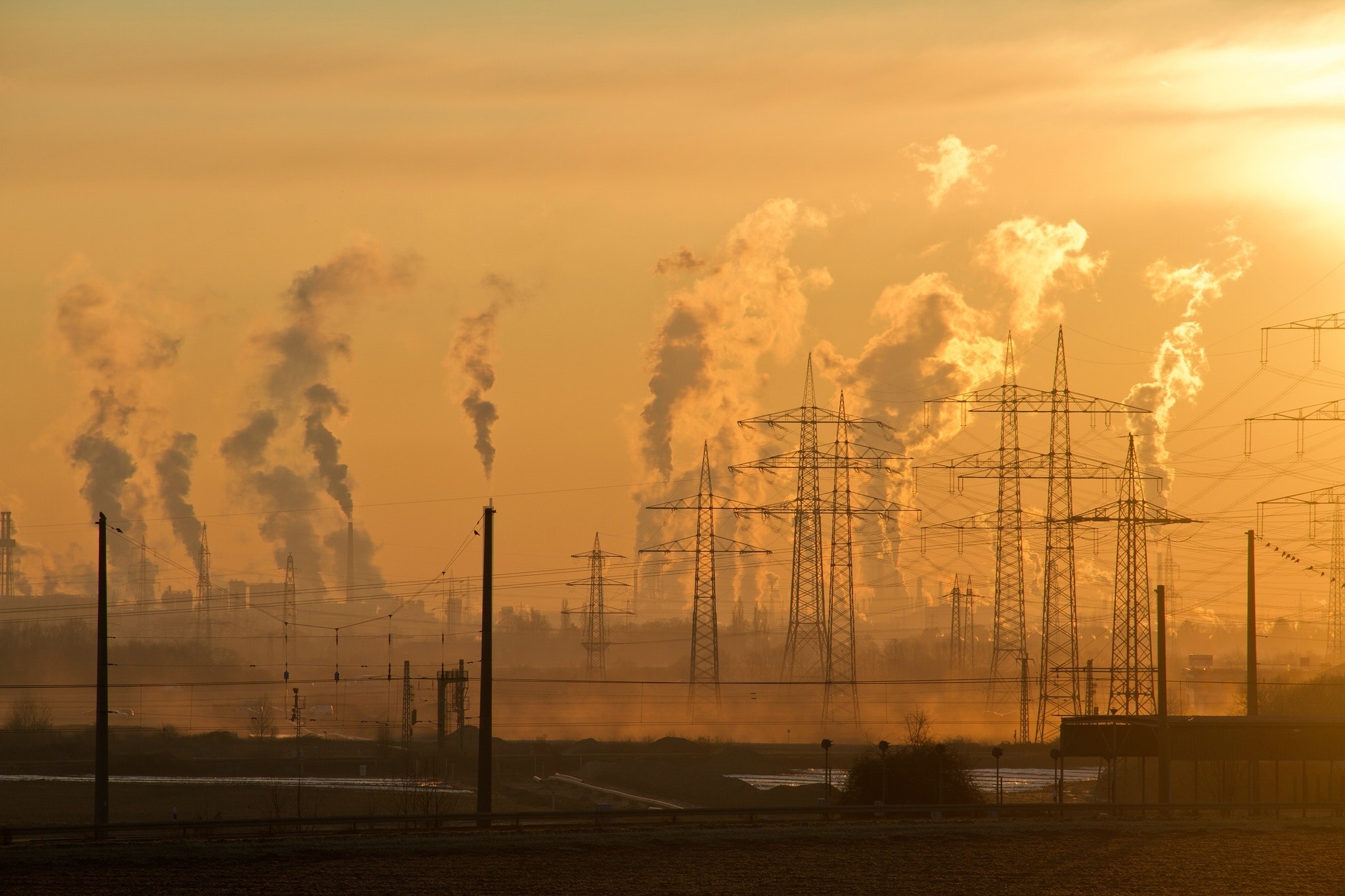 electric towers air pollution