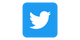 Twitter logo with white border around it